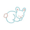 rabbit embroidery design - Download free