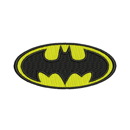 Batman Shield embroidery design