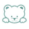 bear embroidery design - free download