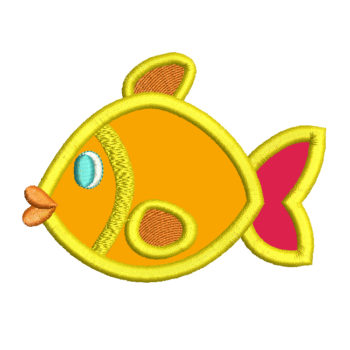 fish embroidery design