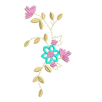 flower embroidery design