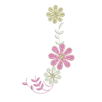 flower embroidery design