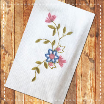 flower embroidery design