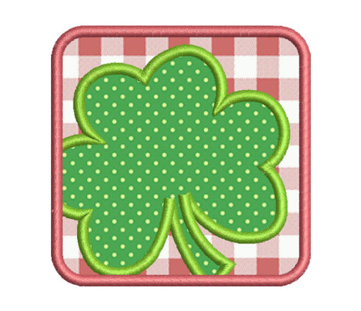 path clover embroidery design