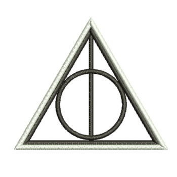 Harry Potter Deathly Hallows Sign embroidery design