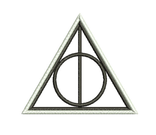 Harry Potter Deathly Hallows Sign embroidery design