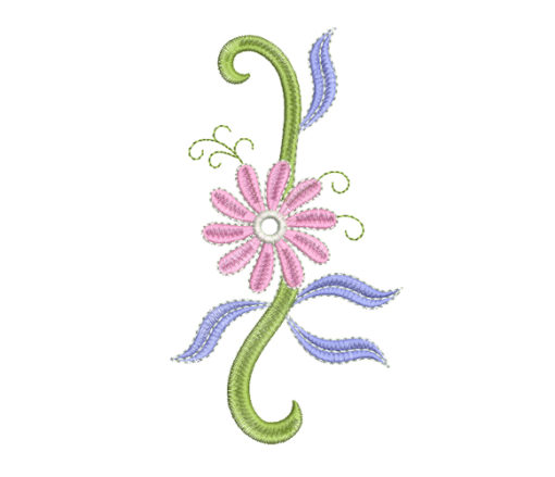 flower embroidery design