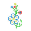 flower embroidery design