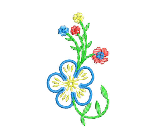 flower embroidery design