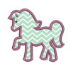 Horse Applique Embroidery Simple