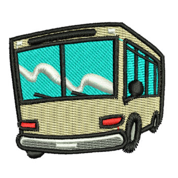 MiniBus Embroidery Design