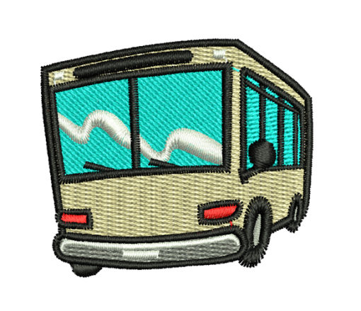 MiniBus Embroidery Design