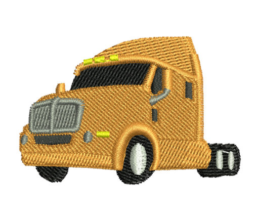 truck embroidery design