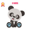 baby panda embroidery design