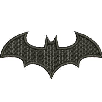 batman simple emblemed embroidery design