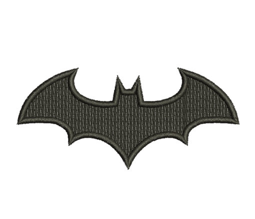 batman simple emblemed embroidery design