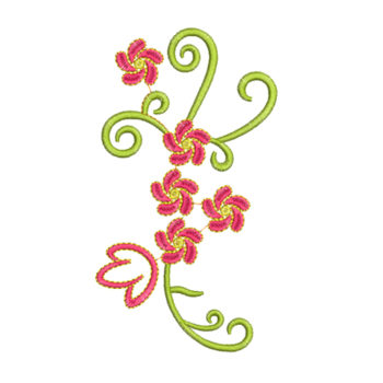 flowers embroidery design