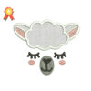 Sheep Face Applique Embroidery Design