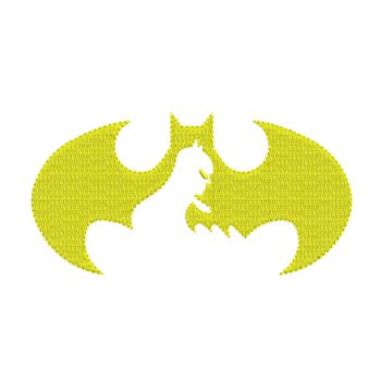 Original Emblem Of batman Embroidery design - free download