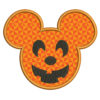 Mickey Mouse Halloween Applique Embroidery Design