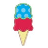 Ice Cream Applique Free Embroidery Design