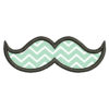 Moustache Applique Embroidery Design