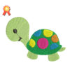 Turtle With Polka Dots embroidery design