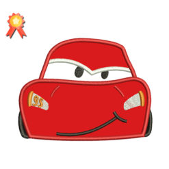 Cars Lightning McQueen Embroidery Design