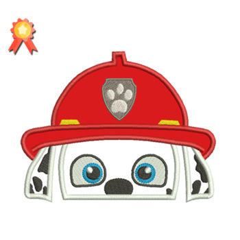 Marshall Paw Patrol Head Applique