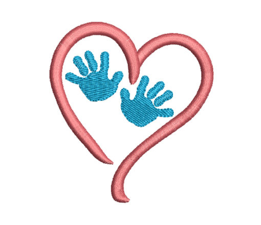 Baby Hand - Newborn Machine Embroidery Design