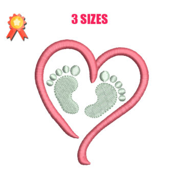 Baby feet - Newborn Machine Embroidery Design