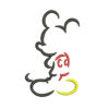 Mickey Mouse Embroidery Design