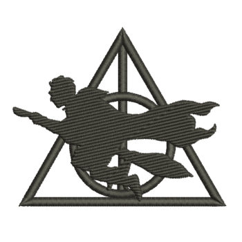 Harry Potter Silhouette Machine Embroidery Design