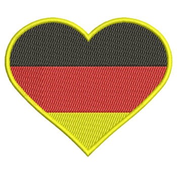 Heart Of Germany Machine Embroidery Design