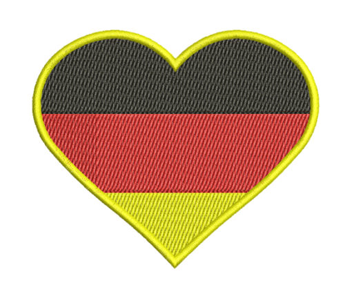 Heart Of Germany Machine Embroidery Design