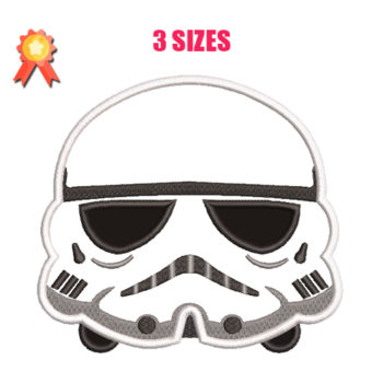 Storm Trooper Machine Embroidery Design