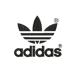 Adidas Logo Machine Embroidery Design