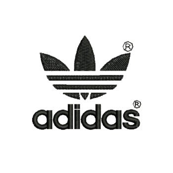 Adidas Logo Machine Embroidery Design