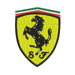 Ferrari Machine Embroidery Design