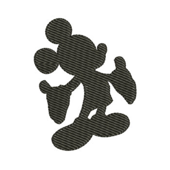 Mickey Mouse Silhouette Machine Embroidery Design