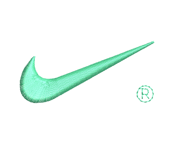 nike sign embroidery