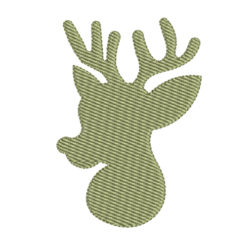 Reindeer Christmas Machine Embroidery Design