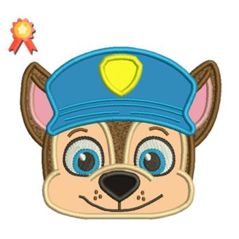Chase Paw Patrol embroidery design