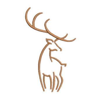 Deer Machine Embroidery Design