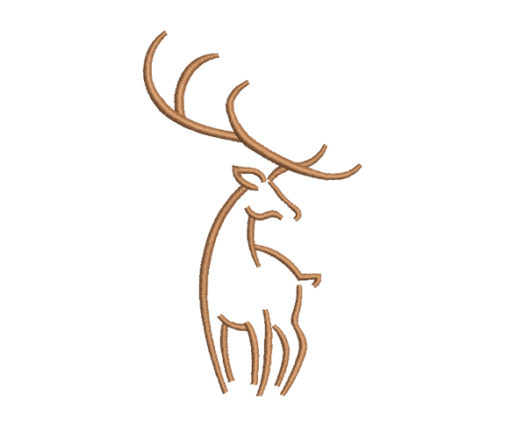 Deer Machine Embroidery Design