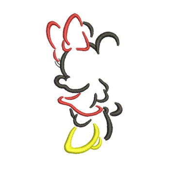 Minnie Machine Embroidery Design