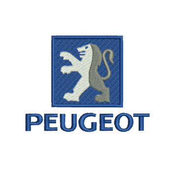 Peugeot Logo Machine Embroidery Design