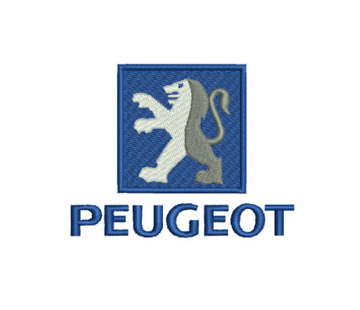 Peugeot Logo Machine Embroidery Design