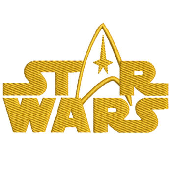 Star Wars Logo Machine Embroidery Design