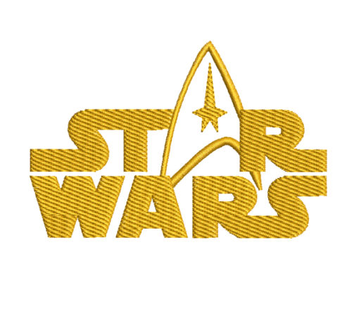 Star Wars Logo Machine Embroidery Design